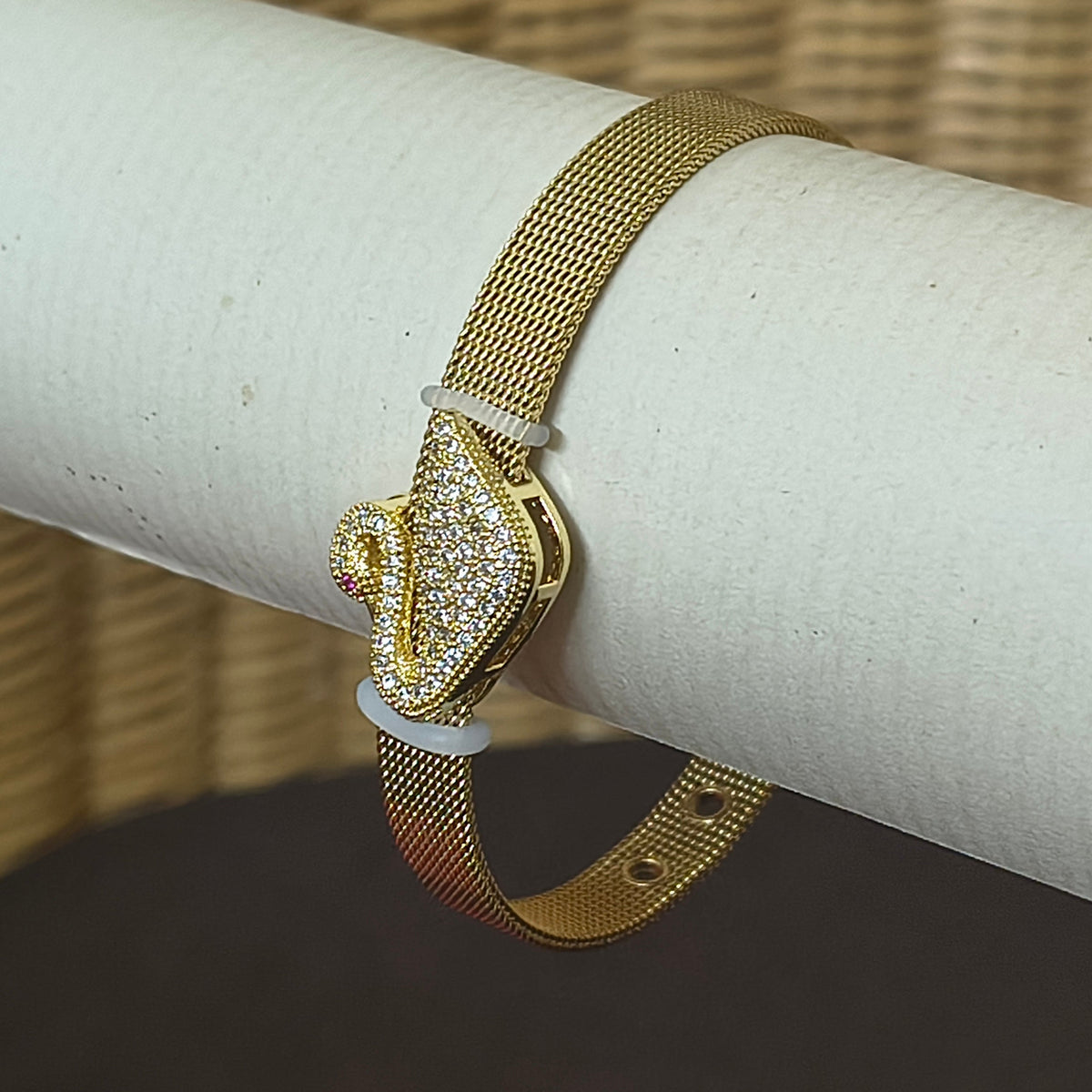 Golden Plated Duck design Watch Strap Bracelet