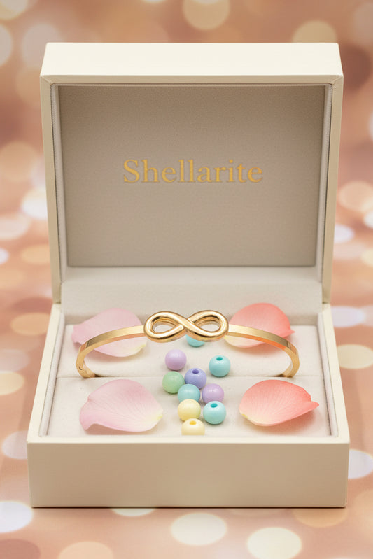 Golden-Plated Infinity Openable bracelet