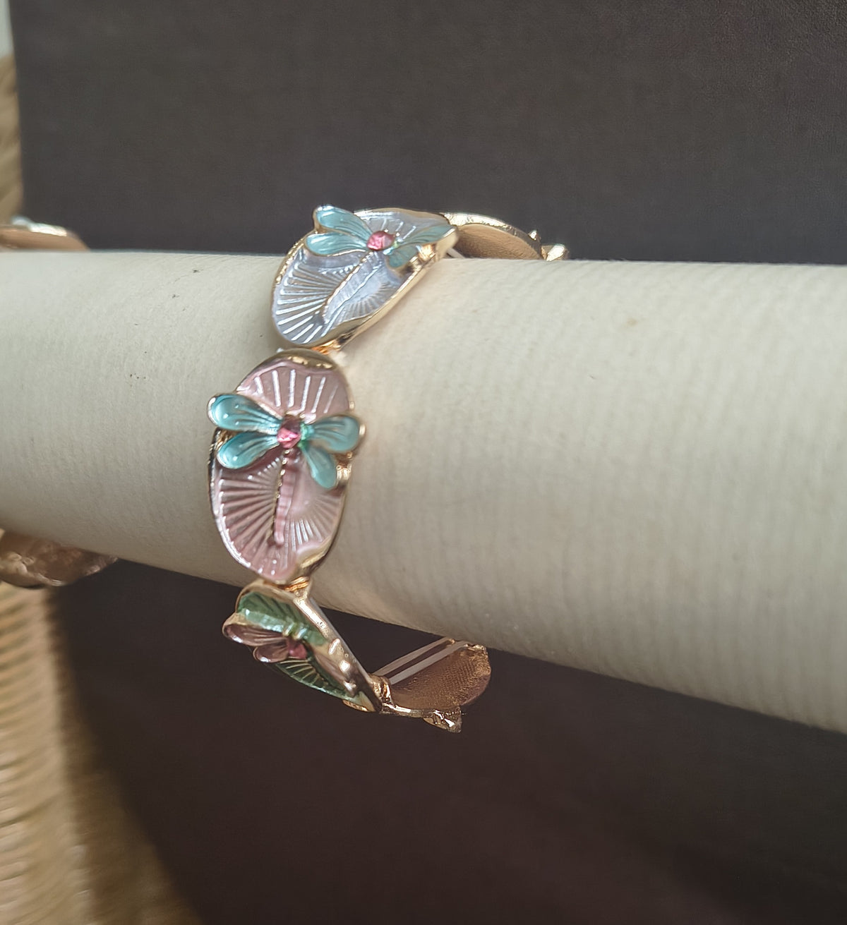 Golden Plated Multi-Color Stretchable Bracelets